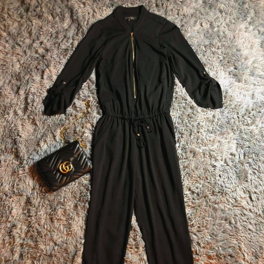 Dynamite Black Jumpsuit